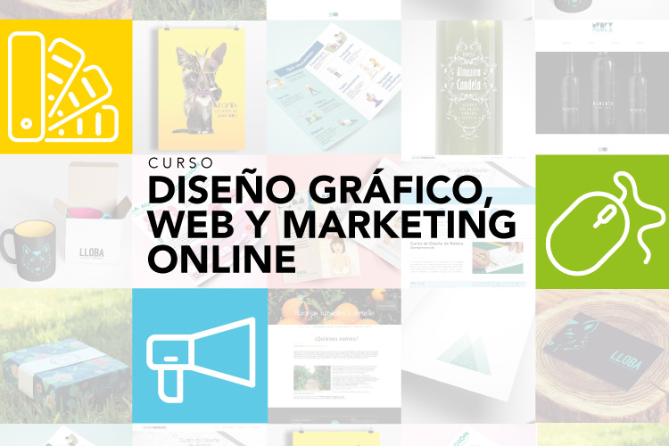 Curso Diseño Gráfico, Web y Marketing Online.