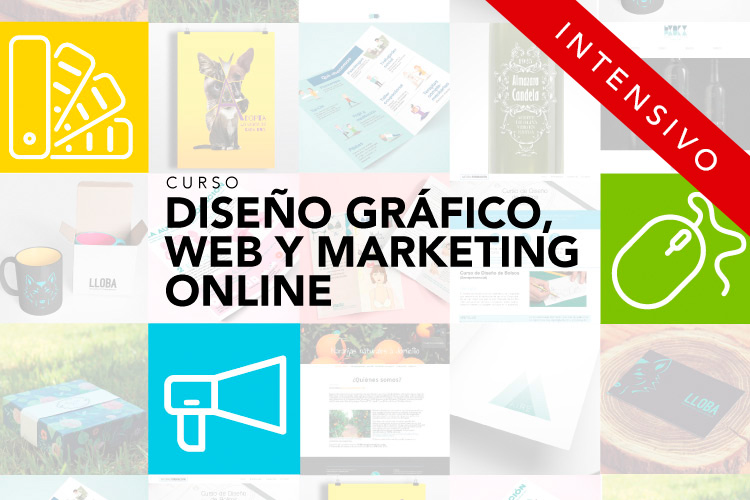 Curso intensivo Experto en Diseño Gráfico, Web y Marketing Online